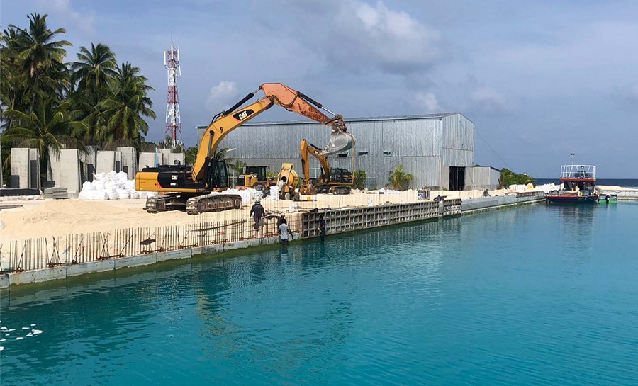 ރަކީދޫ ބަނދަރު: އެއްގަމު ތޮށީގެ %50، ބަނދަރުގެ %58 ނިންމައިފި