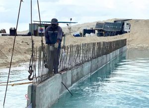 ފެހެންދޫ ބަނދަރުގެ އެއްގަމު ތޮށީގެ މަސައްކަތް ފަށައިފި