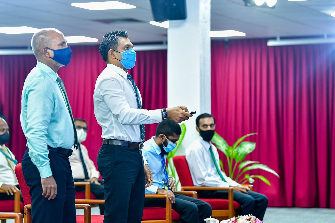 ރައީސުލްޖުމްހޫރިއްޔާގެ ނައިބު، ކީރިތި ޤުރުއާން ބަލައިގެން ކިޔެވުމުގެ ވަރޗުއަލް ޤައުމީ މުބާރާތް އިފްތިތާހު ކޮށްދެއްވުން