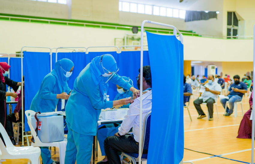 ހޯމަ ދުވަހުގެ ނިޔަލަށް 189،529 މީހުން ވެކްސިން ފުރިހަމަކޮށްފި