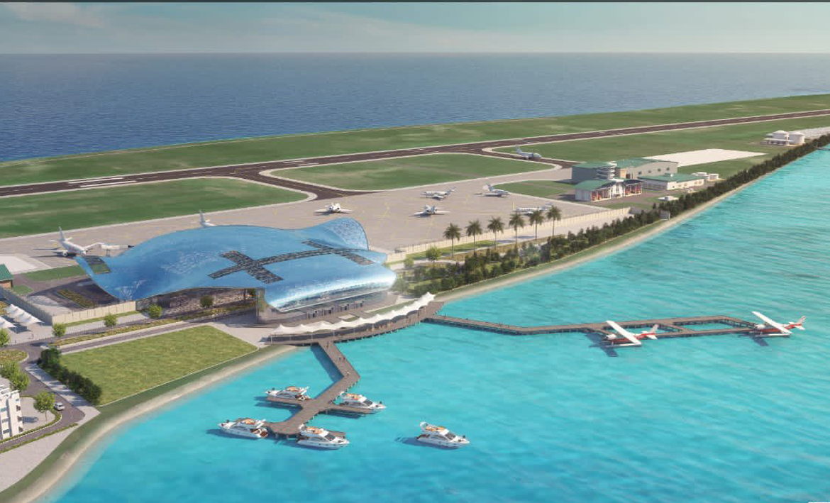 ހަނިމާދޫ އެއަރޕޯޓު ތަރައްޤީކުރަން ބޭނުންވާ ސާމާނު އެރަށަށް ގެންގޮސްފި