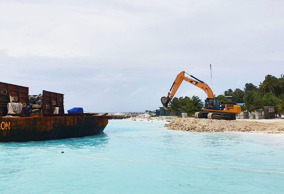 ގުރައިދޫ ބަނދަރު މަސައްކަތުގެ ބޮޑުބައި ނިމިއްޖެ