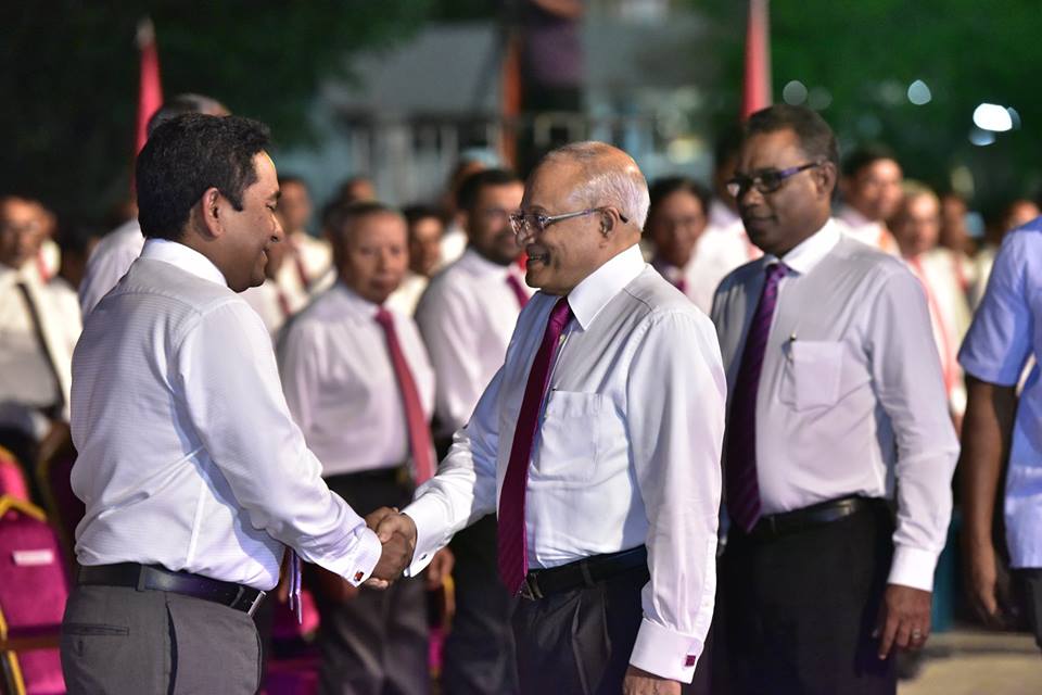 ރައީސް ޔާމީނަށް ކުރެއްވި ތާޢީދު، ރައީސް މައުމޫން އަނބުރާ ގެންދެވި ސަބަބުތައް އަދުރޭ ހަމަކުރައްވައިފި
