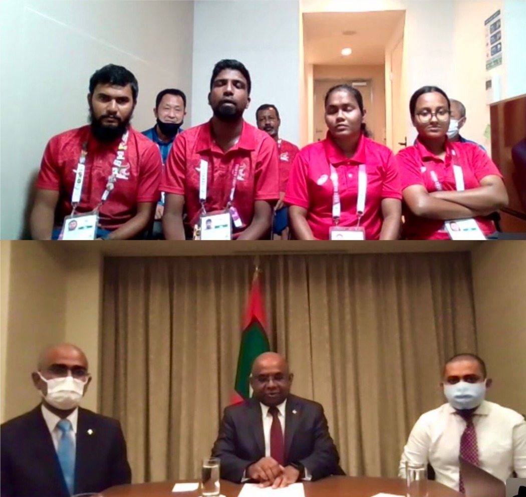 މުޅި ދިވެހި ގައުމު އޮތީ ޕެރަލިމްޕިކްސްގެ ދިވެހި އެތުލީޓުންނާއެކީ: ޝާހިދު