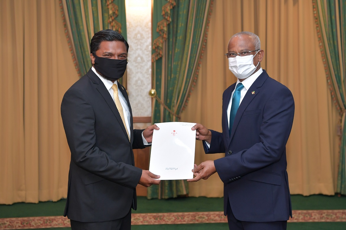 ފިނޭންސްގެ ސްޓޭޓް މިނިސްޓަރަކަށް އަނަސް އައްޔަން ކުރައްވައިފި