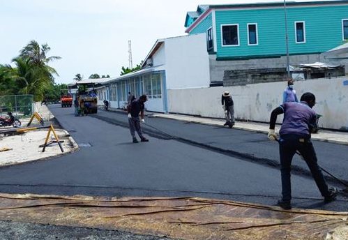 އުނގޫފާރު މަގުހެދުމުގެ މަސައްކަތް ނިމުމަކާއި ގާތަށް، މަގުތަކަށް ނަލަކަން