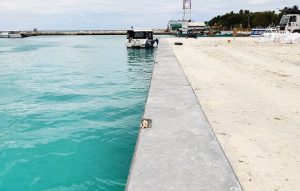 އުކުޅަހު ބަނދަރުގެ އެއްގަމު ތޮށީގެ 75 އިންސައްތަ މަސައްކަތް ނިމިއްޖެ