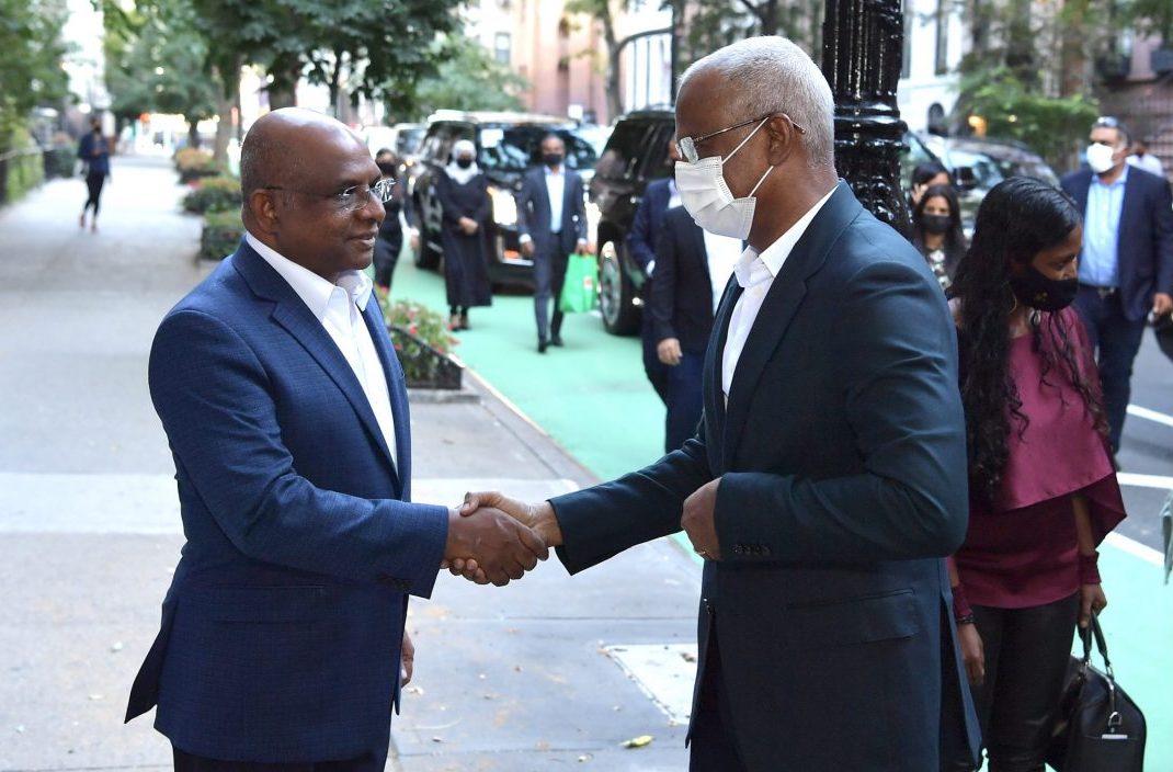 އ.ދ.ގެ ޢާންމު މަޖިލީހުގެ ރައީސް ދެއްވި ފަރީއްކޮޅުގައި ރައީސް ބައިވެރިވެވަޑައިގެންފި