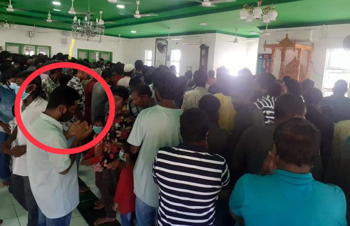 މަހުމޫދުގެ ޖަނާޒާގައިވެސް ސާލިމް ބައިވެރިވި!