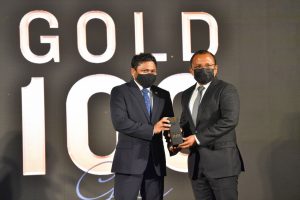 ގޯލްޑް 100 އެވާރޑު ގޭޖް ކުންފުންޏަށް