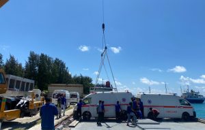 އަލަށް ގެނައި އެމްބިއުލާންސްތައް ރަށްރަށަށް ފޮނުވަން ފަށައިފި