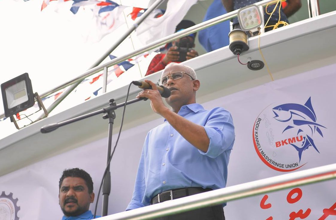 މަސްވެރިންގެ ކަންބޮޑުވުންތަކަށް ހައްލު ހޯދާ ދޭނަން: ރައީސް