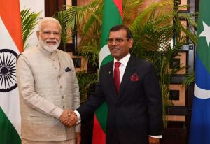 އިންޑިއާގެ ދައުރު ދިވެހިންނަކަށް ނޯޅޭނެ، އިންޑިއާ އައުޓެކޭ ނުބުނެވޭނެ: ނަޝީދު