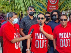 އިންޑިއާ ސިފައިން ބޭރުކުރަން ރައީސް ނަޝީދު ވެސް ތާޢީދުކުރައްވާ: ރައީސް ޔާމީން