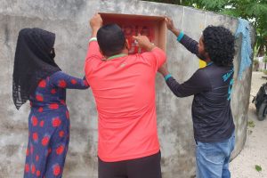 ގޭގޭގެ ފާރުތަކުގައި "އިންޑިއާ އައުޓް" ޖެހޭނެ، އެއީ ސަރުކާރާއި ބެހޭކަމެއްނޫން: ޔާމީން