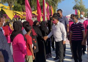 ރައީސް ޔާމީން ފަތުޙީގެ ކެމްޕެއިނަށް ވަޑައިގަތުމުން، ތާއީދު ދައްކާލައިފި
