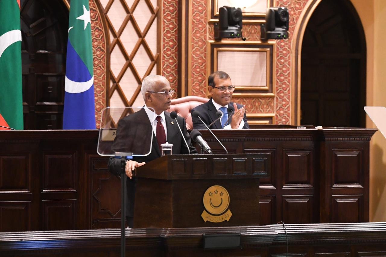 ރިޔާސީ ބަޔާން އިއްވަވާ ދުވަހު ސަރުކާރު ބަންދު ނޫންކަމަށް ކަނޑައަޅައިފި