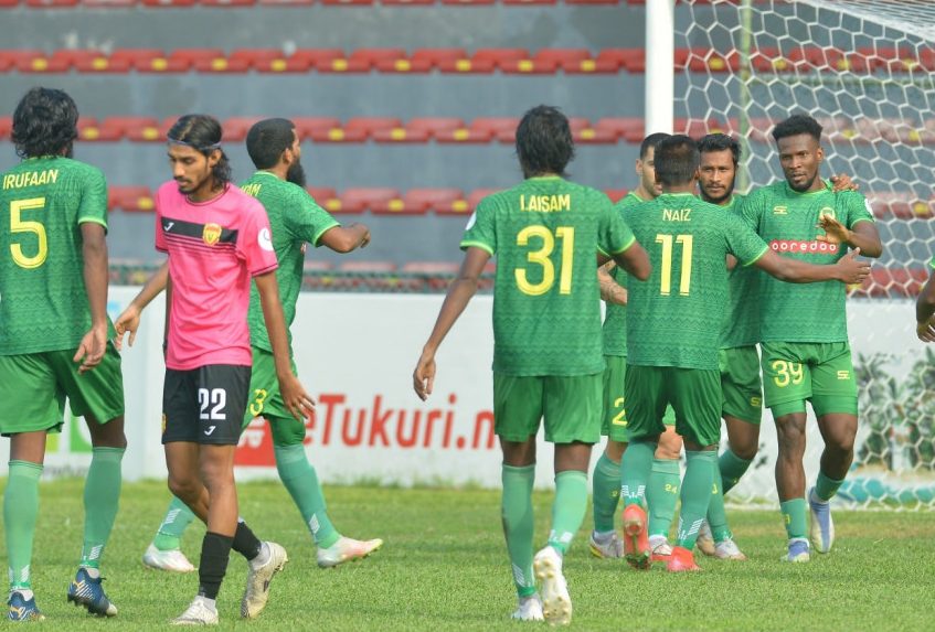 ޔޫވީކޮޅަށް 7 ގޯލުޖަހައި، މާޒިޔާ އެއްވަނައަށް