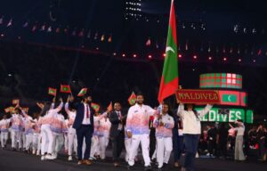 ކަޮމަންވެލްތު ގޭމްސްގައި ދިވެހި ދިދަ އުފުލާލުމުގެ ޝަރަފް ޒަޔާން އާއި ޖުމާނާ އަށް