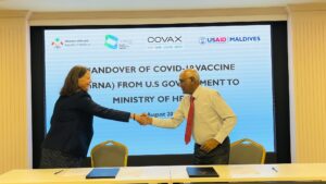 އެމެރިކާއިން 99،450 ވެކްސިން ޑޯޒް ރާއްޖެއަށް ހަދިޔާކޮށްފި