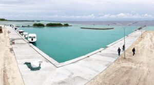 ކާޑެއްދޫ ބަނދަރުގެ ފުރަތަމަ ފިޔަވަހީގެ މަސައްކަތް ނިމިއްޖެ