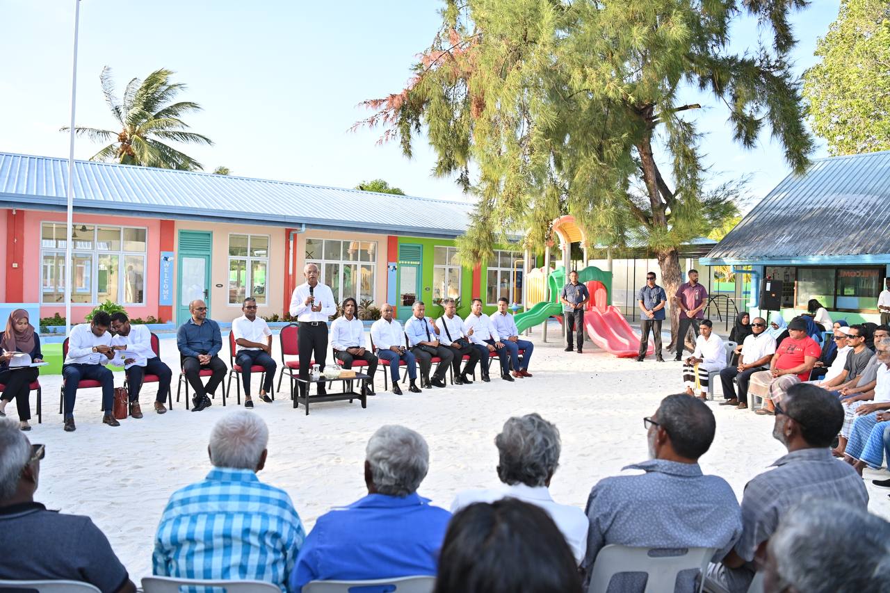 ދާންދޫ ރައްޔިތުންގެ ކަންބޮޑުވުންތައް ޙައްލުކޮށްދޭނަން: ރައީސް