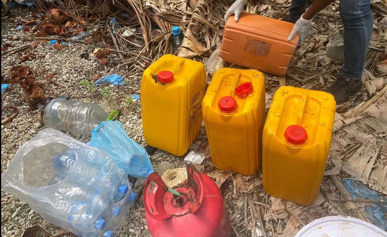 އައްޑޫ ސިޓީގެ ހިތަދޫ ވަލުތެރެއިން ބަނގުރާ ކައްކާ ތަކެތި ފެނިއްޖެ