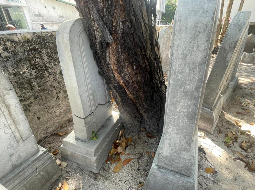 ހުކުރު މިސްކިތުގައި ހުރި ބައެއް ގަސްތައް ފޭސް 2 އަށް ބަދަލުކުރަން ފަށައިފި