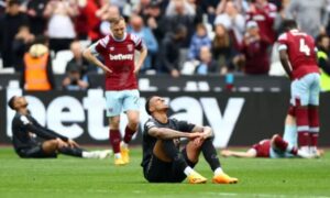 ވެސްޓްހަމް އަތުން އެއްވަރުވެ، އާސެނަލްއަށް ޕްރެޝަރަށް