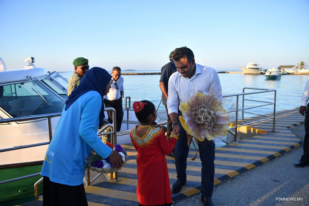 ނައިބު ރައީސް ފައިސަލް ނަސީމް ބ. ދަރަވަންދޫއަށް ވަޑައިގެންފި