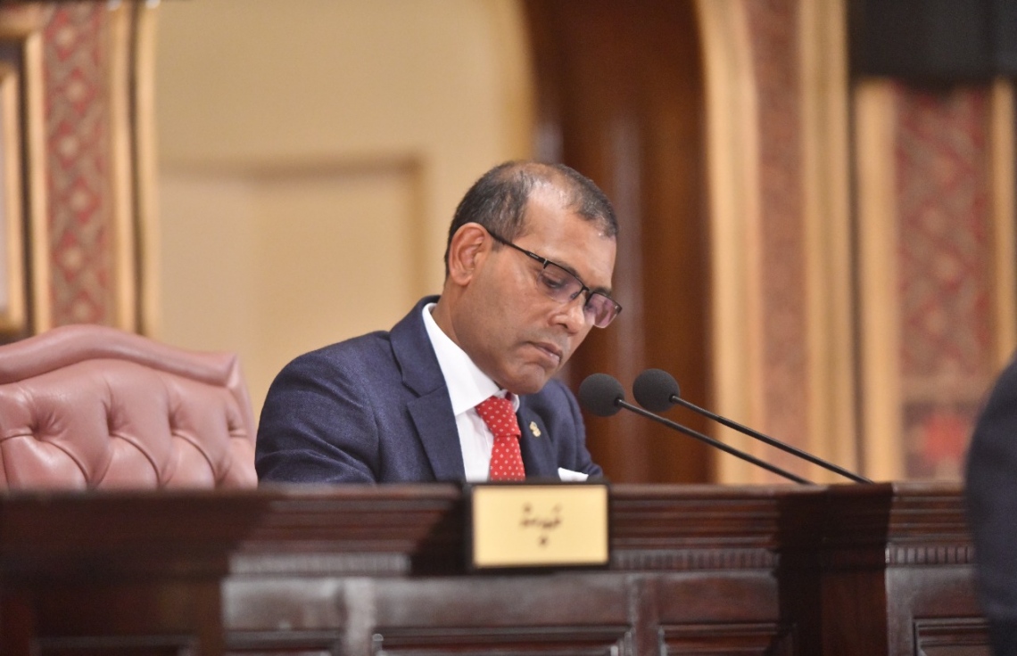 48 މެންބަރުންގެ ސޮޔާއެކު، ނަޝީދު ވަކިކުރަން މަޖިލިހަށް ހުށަހަޅައިފި