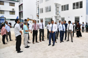 ދަރުމަވަންތަ ސްކޫލާއި ޞަލާޙުއްދީން ސްކޫލުގެ މަސައްކަތްކުރިއަށްދާގޮތް ނައިބު ރައީސް ބައްލަވާލައްވައިފި