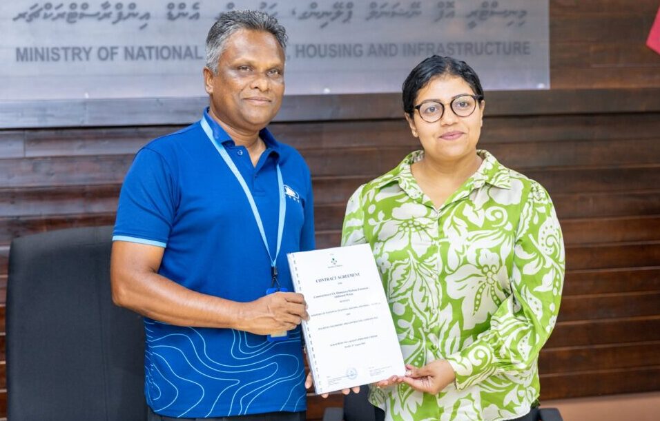 ދެރަށެއްގެ ބިންހިކުމާ ދެރަށުގެ ބަނދަރު މަސައްކަތް އެމްޓީސީސީއަށް