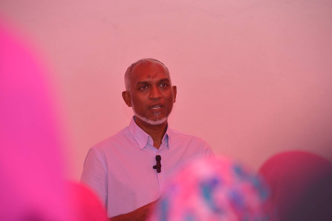 ތަރައްގީގެ އެއްވެސް ކަމެއް ހުއްޓައެއް ނުލާނަން: މުއިއްޒު