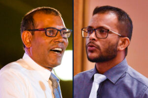 ރައީސް ނަޝީދު، ޔާސިރަށް: މިރިނުވެ، ގޮބޮޅި ކާށިނުވޭ!