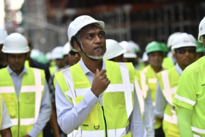 ބްރިޖްގެ މަސައްކަތް ކުރިޔަށްދާ ގޮތް ރައީސް ބައްލަވާލައްވައިފި