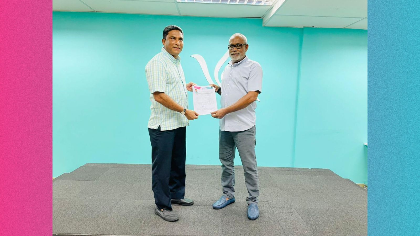 ބޮޑު ތާއީދަކާއެކީ، ސައުދުﷲ ހިލްމީ ޕީޕީއެމް/ޕީއެންސީގެ ޕްރައިމަރީގައި ވާދަކުރައްވަން ފޯމު ހުށަހަޅުއްވައިފި