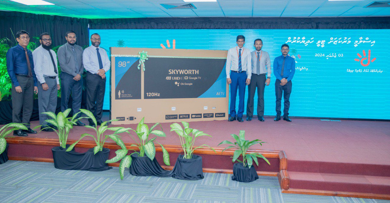 ދިރާގުން ސީއެސްއާރްގެ ދަށުން އިސްލާމީ މަރުކަޒަށް 6 ޓީވީ ހަދިޔާކޮށްފި