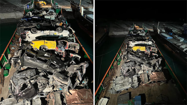 މާލެއާއި ހުޅުމާލޭގެ މަގުތުގައި ބޭނުން ނުކޮށް ހުރި 281 އުޅަނދު ނައްތާލައިފި