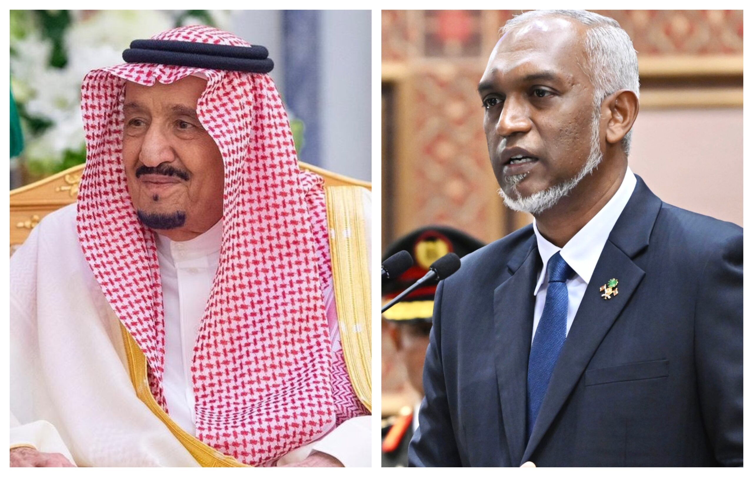 ރައީސް މުއިއްޒުގެ ހެޔޮ ދުއާ ސައުދީގެ ރަސްގެފާނަށް