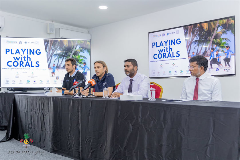 އިންޓަރމިލާންގެ އެހީގައި ފ. އަތޮޅުގައި ކޯޗުން ތަމްރީން ކުރަނީ