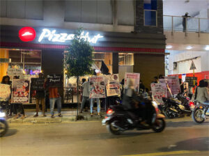 އިސްރާއީލާ ދެކޮޅަށް މިރޭވެސް މާލޭގައި މުޒާހިރާ ކޮށްފި