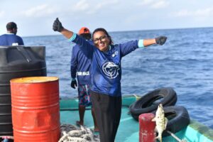 ދުނިޔޭގެ ކަނޑުގެ ދުވަސް ފާހަގަކުރުމަށް، 300 ބައިވެރިންނާއެކު މަސް ރޭސް ބާއްވައިފި