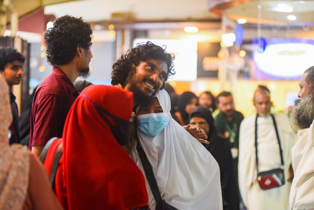 ދިވެހި ހައްޖުވެރިންގެ އެންމެ ފަހު ގުރޫޕް މިއަދު ފުރައިފި