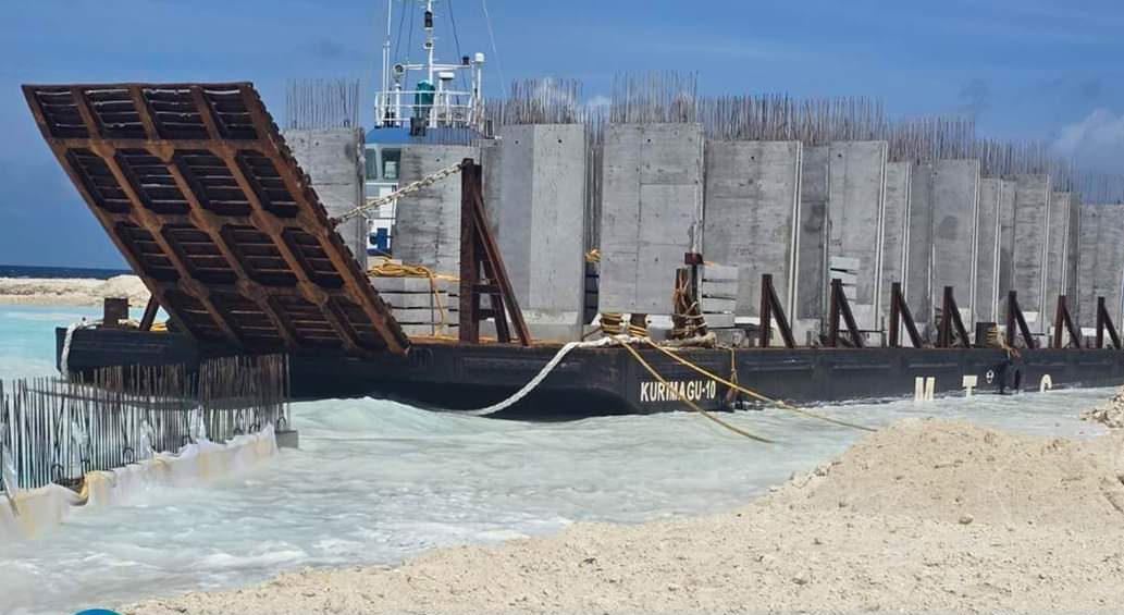 އޭދަފުށި ނެރު ފުންކުރުމުގެ %93 މަސައްކަތް ނިންމައިފި