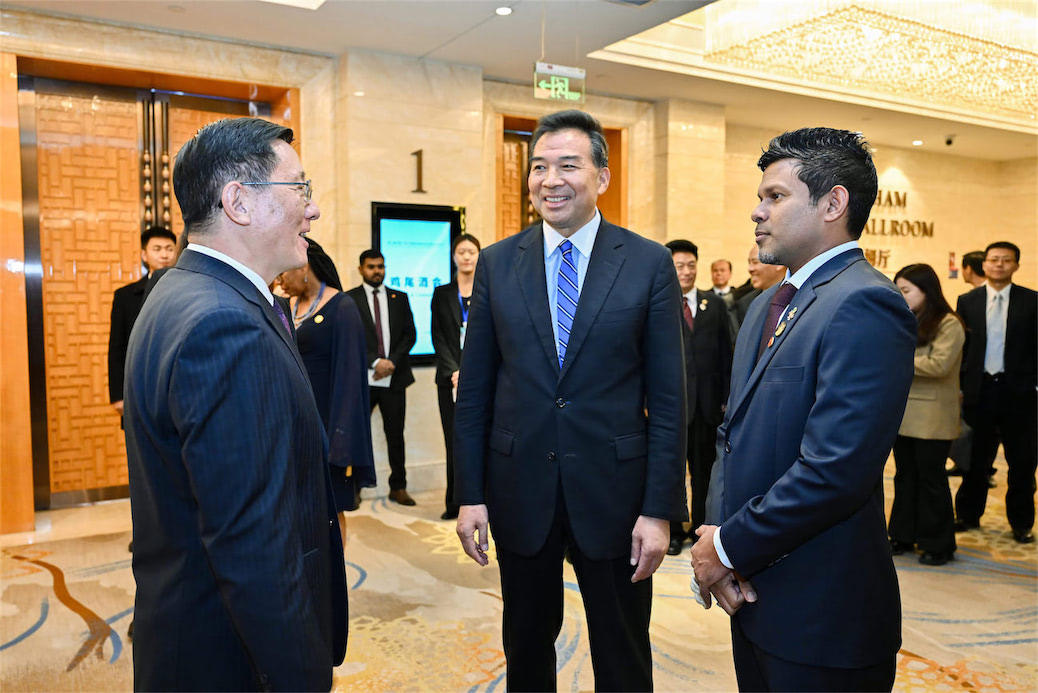 ޗައިނާ އިންޓަނޭޝަނަލް ޑިވެލޮޕްމަންޓް ކޯޕަރޭޝަން އޭޖެންސީގެ ރަސްމީ ޖާފަތުގައި ނައިބު ރައީސް ބައިވެރިވެވަޑައިގަންނަވައިފި