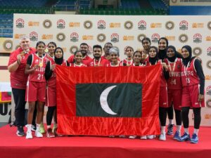 3 ވަނަ ސާބާ އަންހެން ބާސްކެޓްބޯޅަ މުބާރާތުން ރިހި މެޑަލް ހޯދި ޓީމަށް ރައީސް ތަހުނިޔާ ވިދާޅުވެއްޖެ