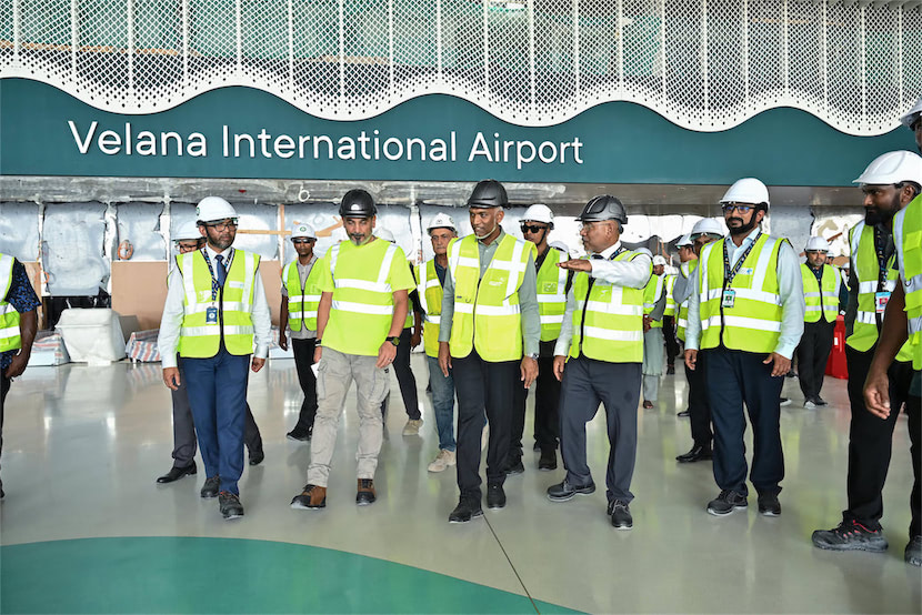 ރައީސުލްޖުމްހޫރިއްޔާ، ވެލާނާ އިންޓަރނޭޝަނަލް އެއަރޕޯޓުގެ އައު ޓަރމިނަލަށް ޒިޔާރަތް ކުރައްވައިފި