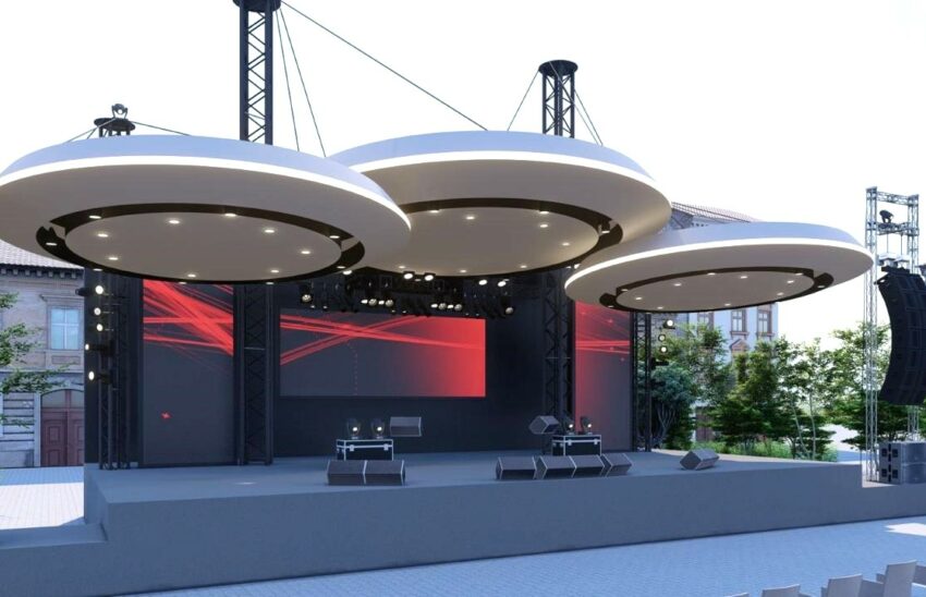 އަލިމަސް ކާނިވާ ސަރަހައްދުގައި އަޅާ ޒަމާނީ ސްޓޭޖުގެ ކުރެހުން ދައްކާލައިފި