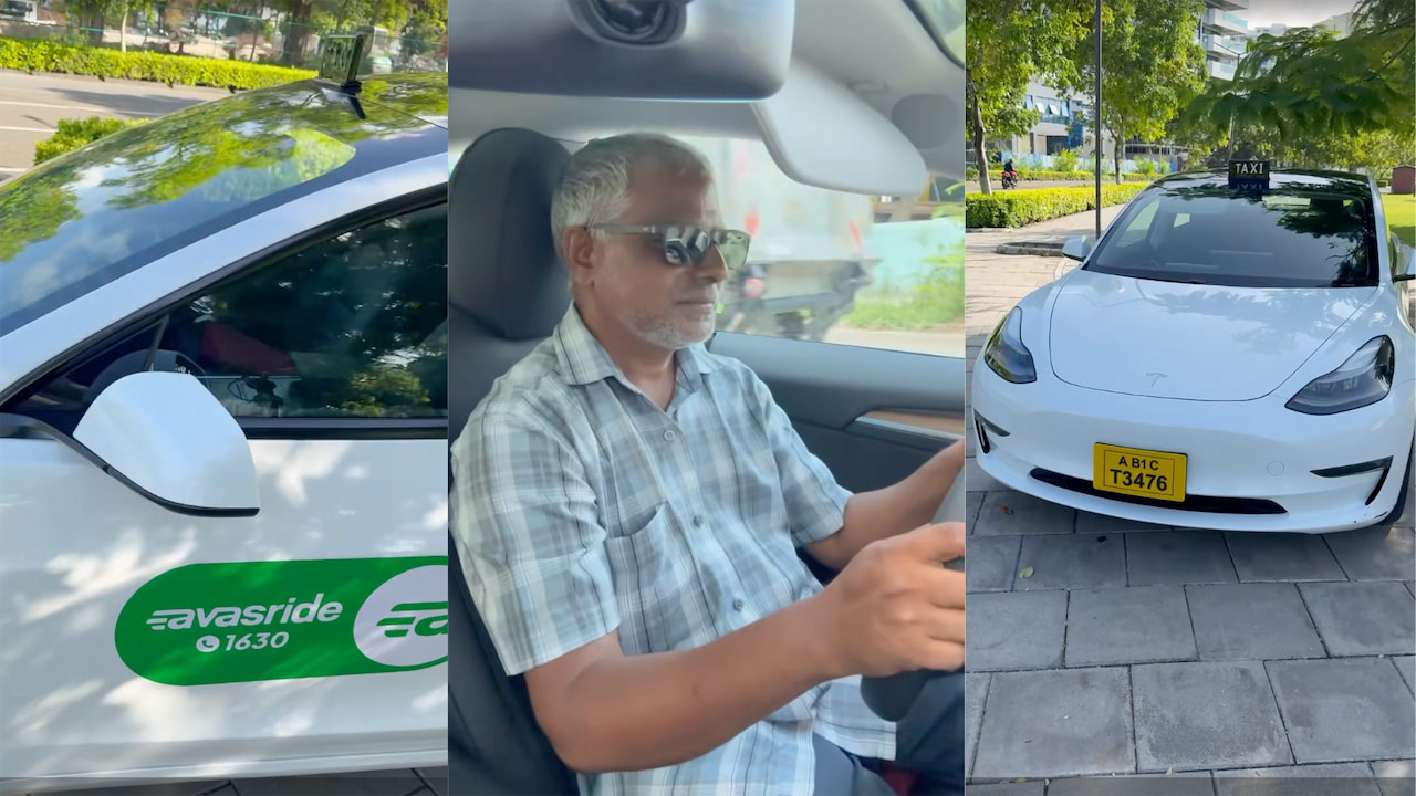 ރާއްޖޭގެ ފުރަތަ ޓެސްލާ ޓެކްސީ ޚިދުމަތަށް ނެރެފި